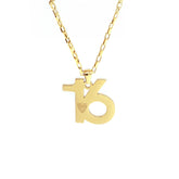 Nº 16 gold-plated Necklace